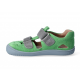 Filii Barefoot KAIMAN Velcro Velours Apple/Grey