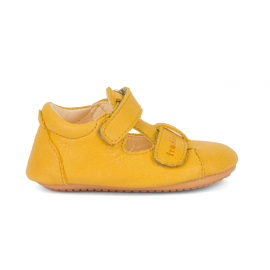 Froddo prewalkers sandálky s dvěma pásky Dark Yellow, velikost 21